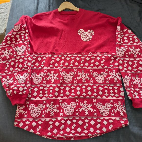 Disney Authentic Christmas Holiday Merry and Bright Spirit Jersey (S) - Picture 5 of 5